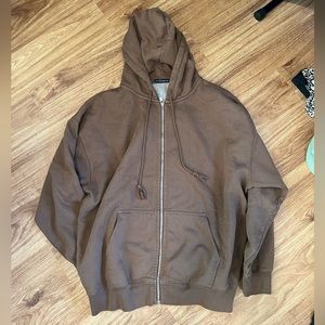 Brandy Melville Christy Hoodie in Brown